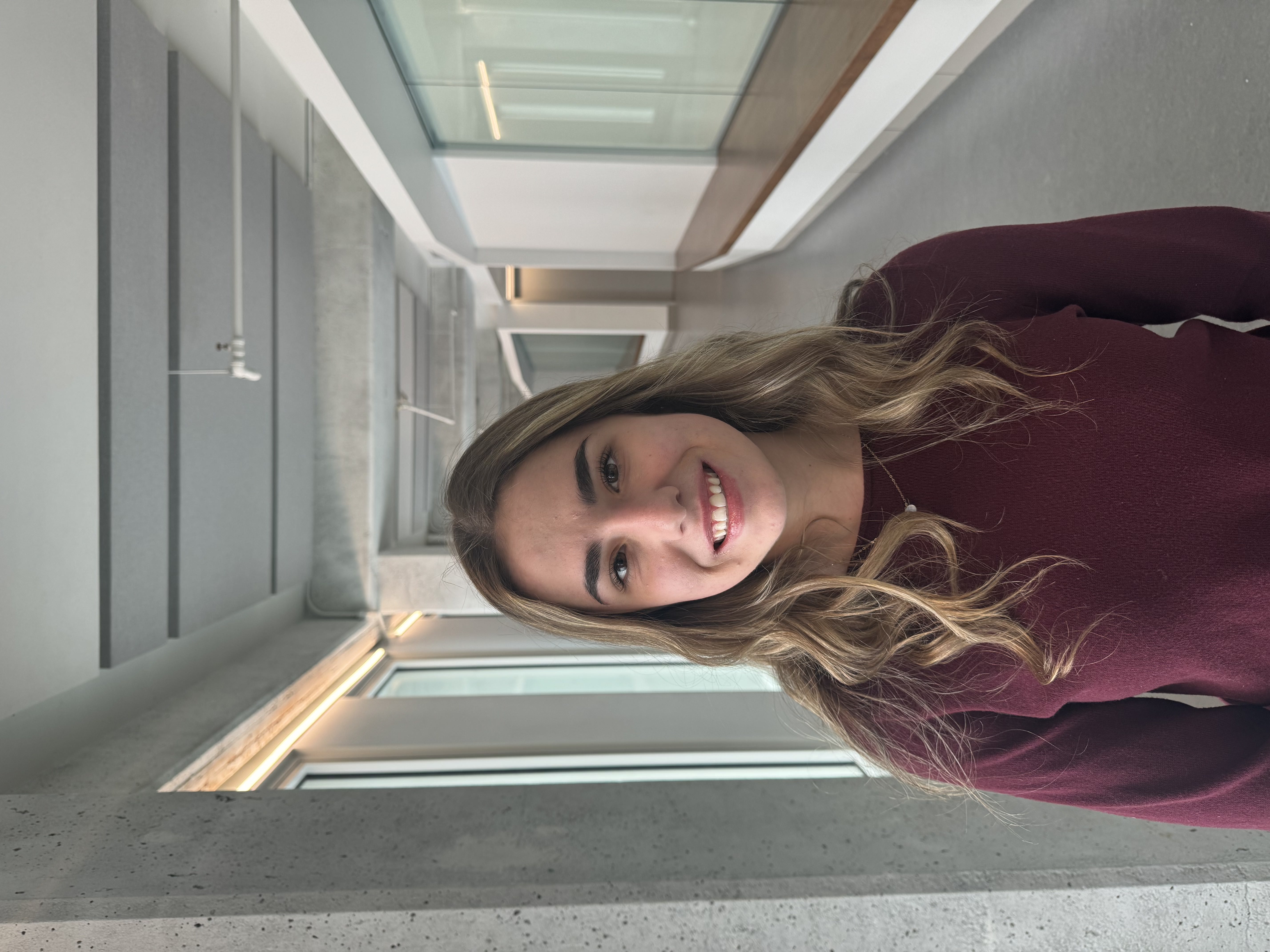 Meet Maria Gravini! Enjoys the outdoors, spending time with family and friends, 
                and trying new coffee shops. Fun fact: has a golden doodle puppy named Manolo.